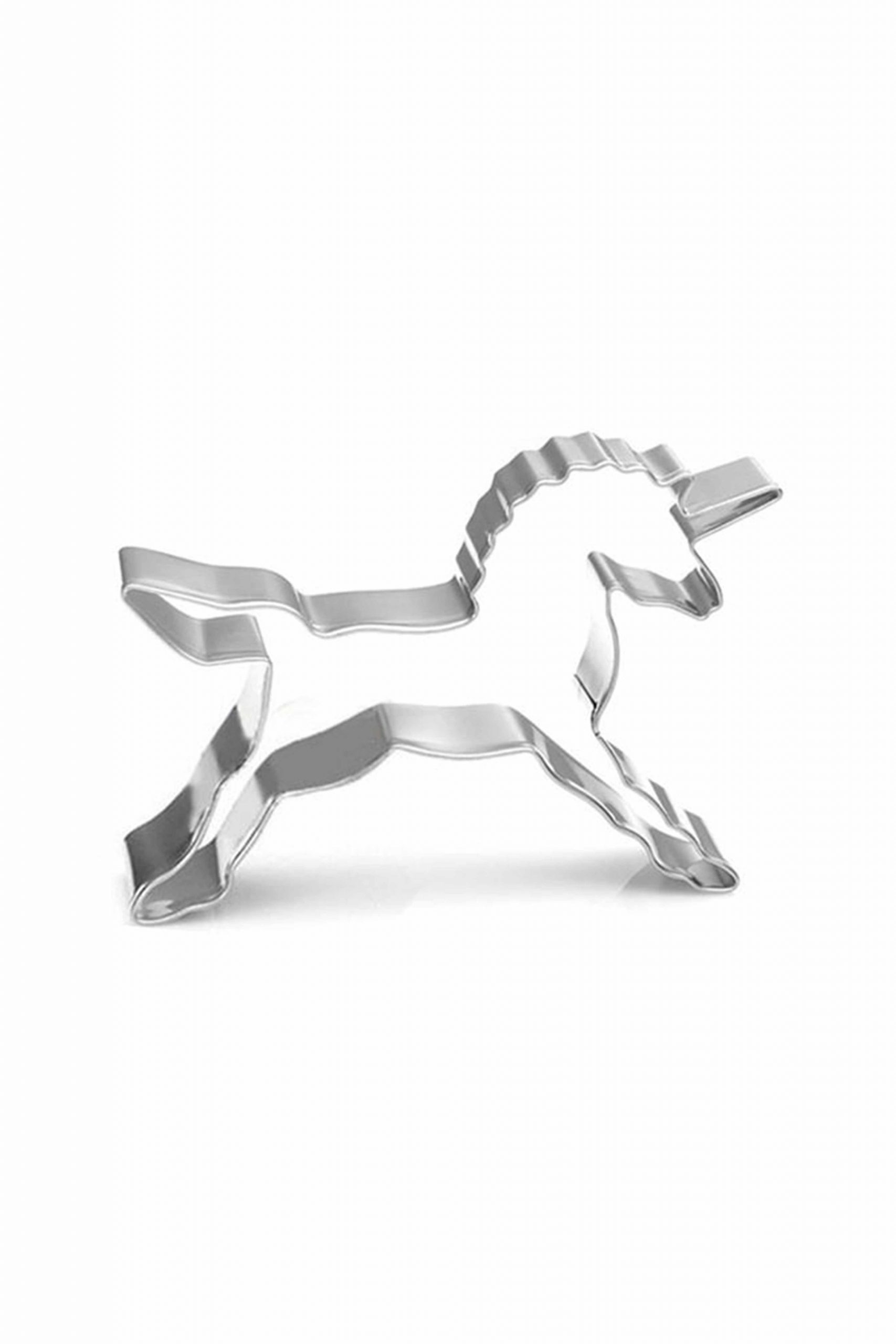 Stainless Steel Prancing Unicorn Cookie Cutter 