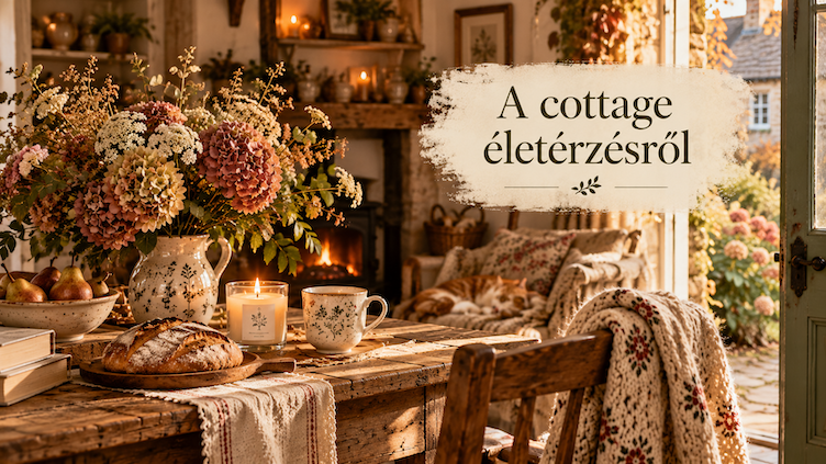 A cottage életérzés – amikor az otthon nem tökéletes, hanem szerethető